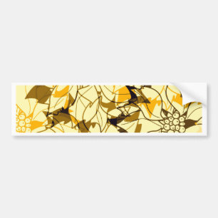autumn design bumper sticker
