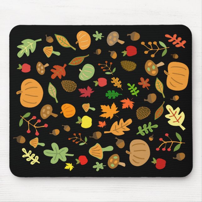 Autumn Design Mouse Pad (Front)