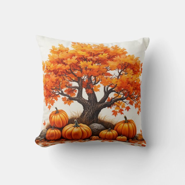 Autumn Design Pillow (Front)