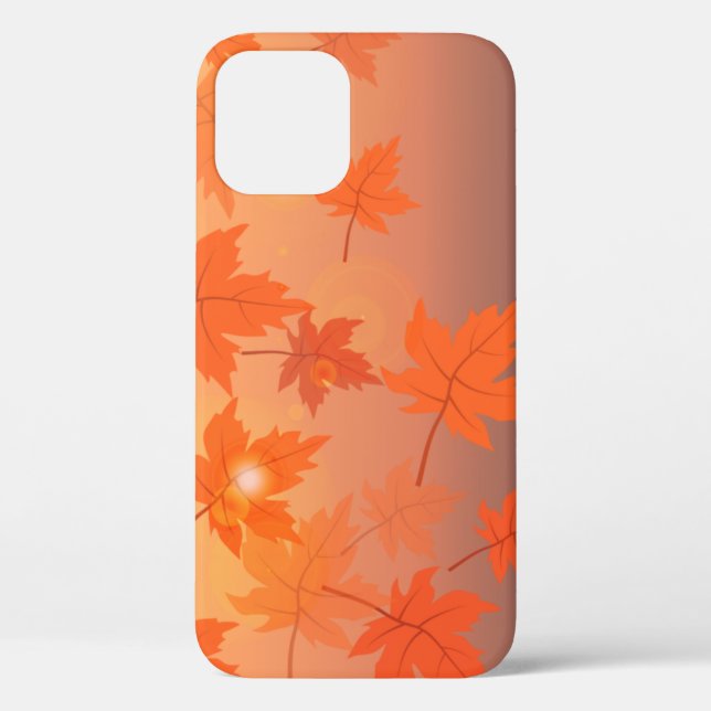 Autumn design with maple leaves and bokeh effect  Case-Mate iPhone case (Back)