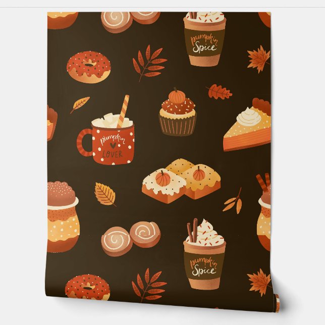 Autumn desserts wallpaper (Unrolling)