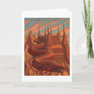 Autumn dragon card