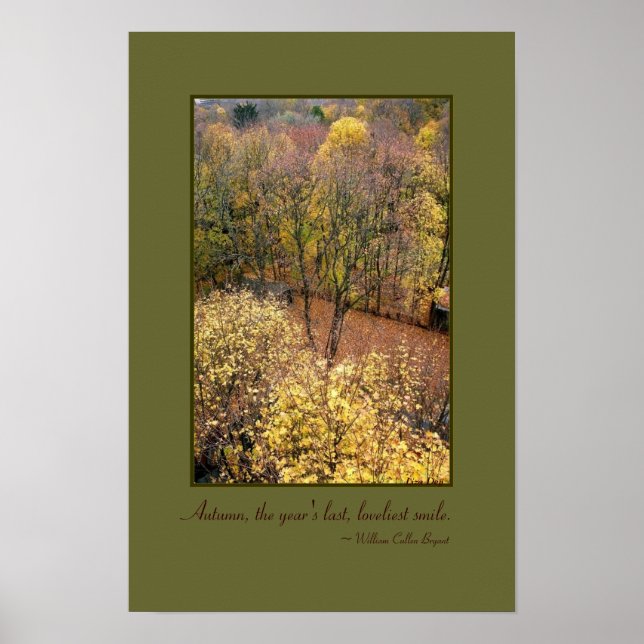 'Autumn Dreams' Quotables Poster (Front)