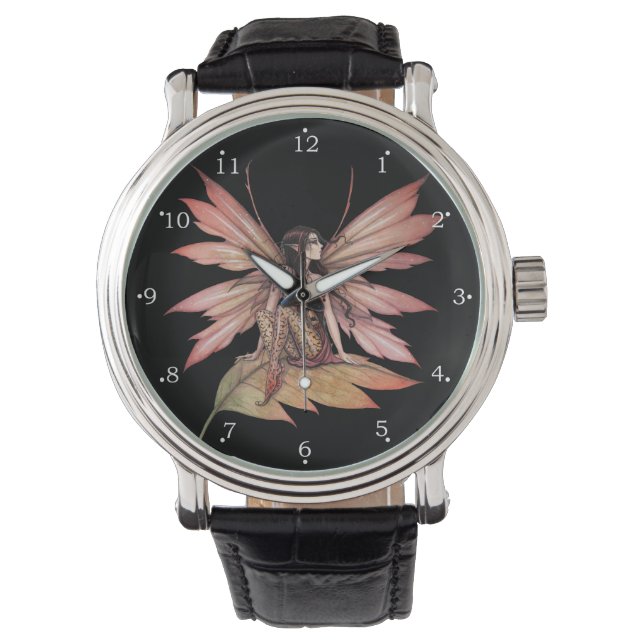Autumn Drifting Fairy Fantasy Art Watch (Front)