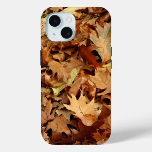 autumn, dry leaves iPhone 15 case