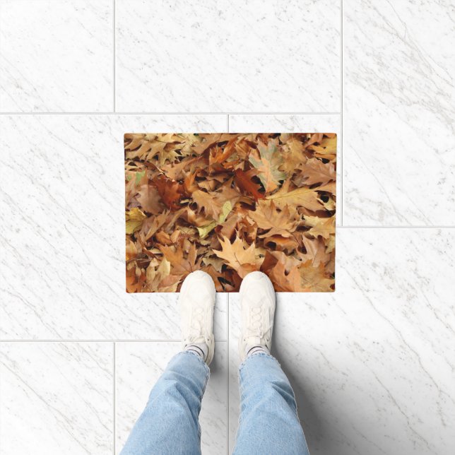 autumn, dry leaves doormat (Indoor)