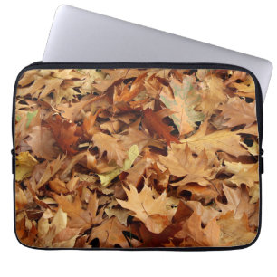 autumn, dry leaves laptop sleeve