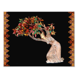 Autumn Dryad Printable Poster