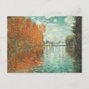 Autumn Effect at Argenteuil by Monet, Postcard