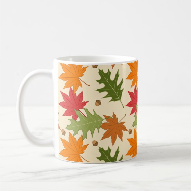 Autumn Elegance Coffee Mug (Left)