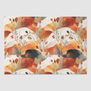 Autumn Elegance Seamless Pattern Tissue Paper
