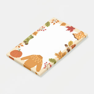 Autumn Elements Post-it Notes