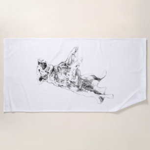 Autumn Energy Expanded Beach Towel