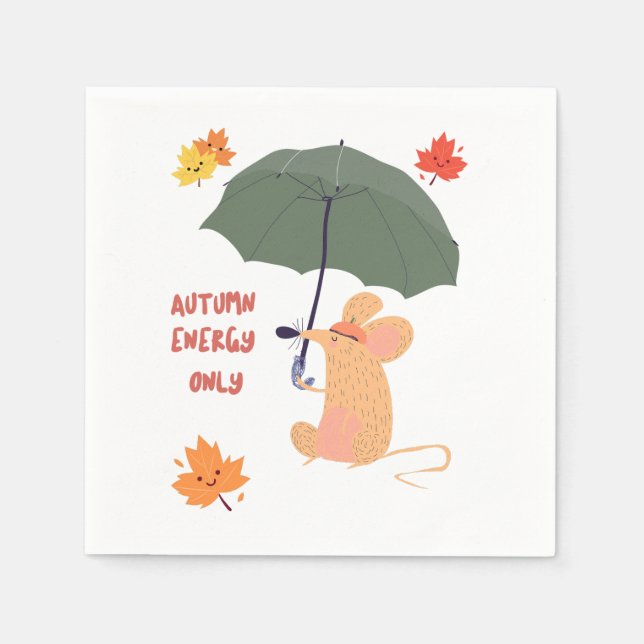Autumn Energy Only Napkin (Front)
