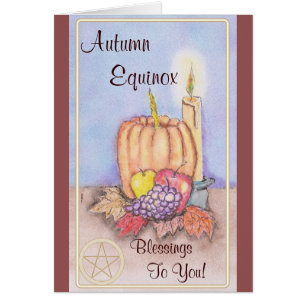 Autumn Equinox Mabon Blessings Pentacle