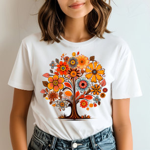 Autumn equinox tree T-Shirt