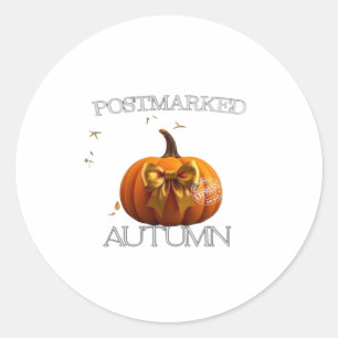 Autumn Essential T-Shirt Classic Round Sticker