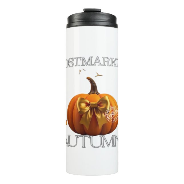 Autumn Essential T-Shirt Thermal Tumbler (Front)