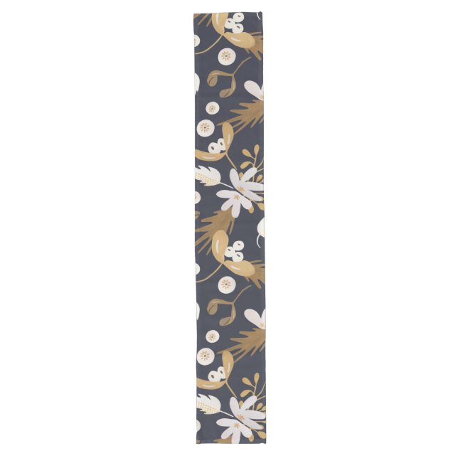 Autumn Evening Bloom Long Table Runner (Front)