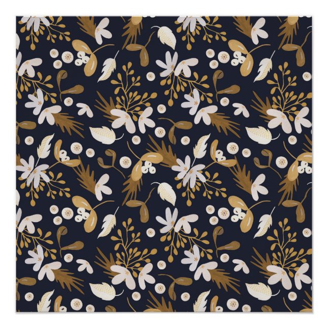 Autumn Evening Bloom Poster (Front)