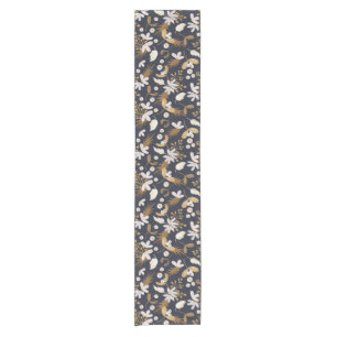 Autumn Evening Bloom Short Table Runner