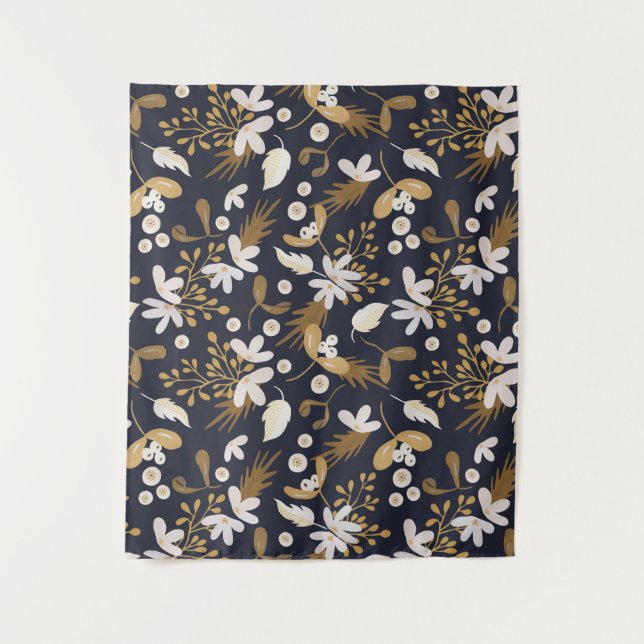 Autumn Evening Bloom Tapestry (Front)