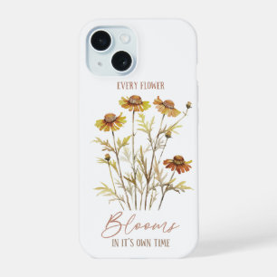 Autumn Every Flower Blooms in Its Own TiME iPhone 15 Case