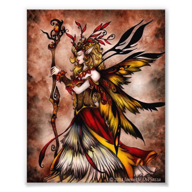 Autumn Fairy Photo Print (Front)