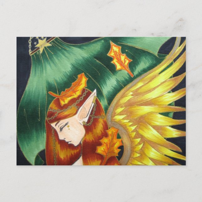 Autumn Fairy Postcard (Front)
