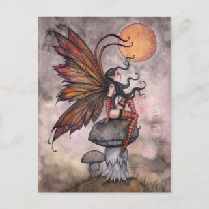 Autumn Fairy Postcard by Molly Harrison