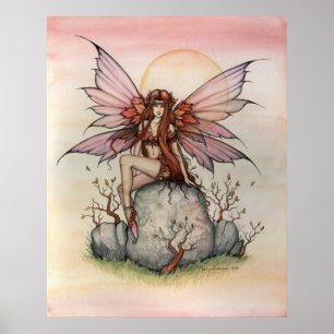 Autumn Fairy Poster by Molly Harrison