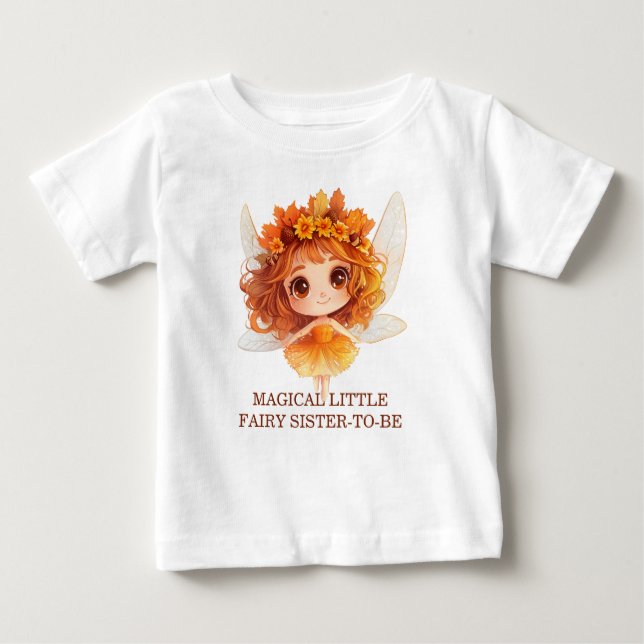 Autumn Fairy Woodland Baby T-Shirt (Front)