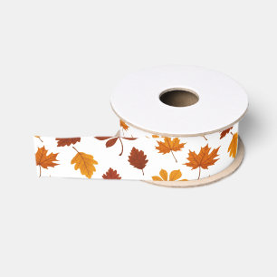 Autumn Fairytale Dreamy Fall Forest and Soft Grosgrain Ribbon