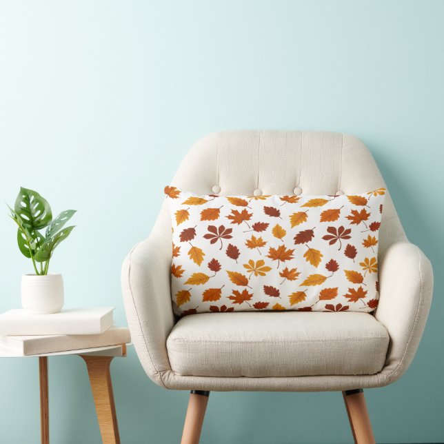 Autumn Fairytale Dreamy Fall Forest and Soft Lumbar Cushion (Chair)
