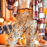 Autumn Fall Berries Leaves and Branches Pattern Leggings<br><div class="desc">Embrace the beauty of fall with these stylish Autumn Fall Berries Leaves and Branches Pattern Leggings. Featuring a delicate pattern of autumn foliage, berries, and branches, these leggings capture the essence of the season. Perfect for layering during chilly days, these leggings provide comfort and style for all your fall adventures....</div>