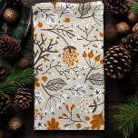 Autumn Fall Berries Leaves and Branches Pattern Tea Towel<br><div class="desc">Bring the warm colours of fall into your kitchen with this beautifully designed towel. Featuring an elegant pattern of autumn berries, leaves, and branches on a neutral background, this towel adds a cosy, seasonal touch to any kitchen. Perfect for drying dishes or as a decorative piece, it embodies the essence...</div>