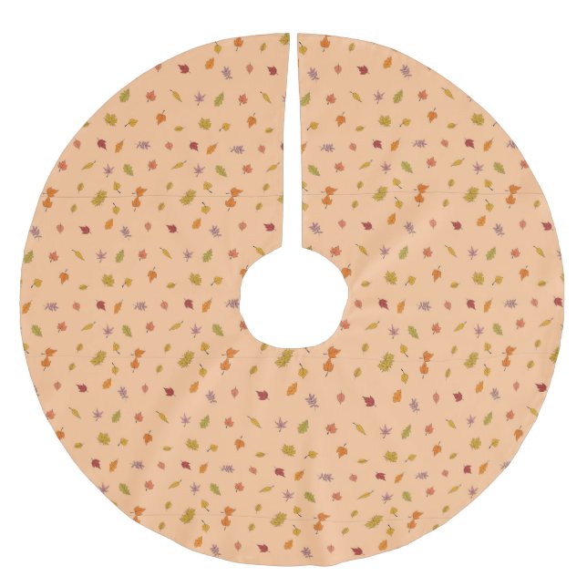 Autumn Fall  Brushed Polyester Tree Skirt (Front)