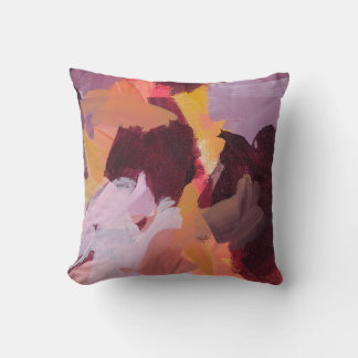Autumn Fall Colours Unique Abstract Art Cushion