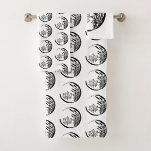 Autumn / Fall Crest Bath Towel Set