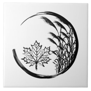Autumn / Fall Crest Ceramic Tile