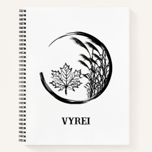 Autumn / Fall Crest Notebook