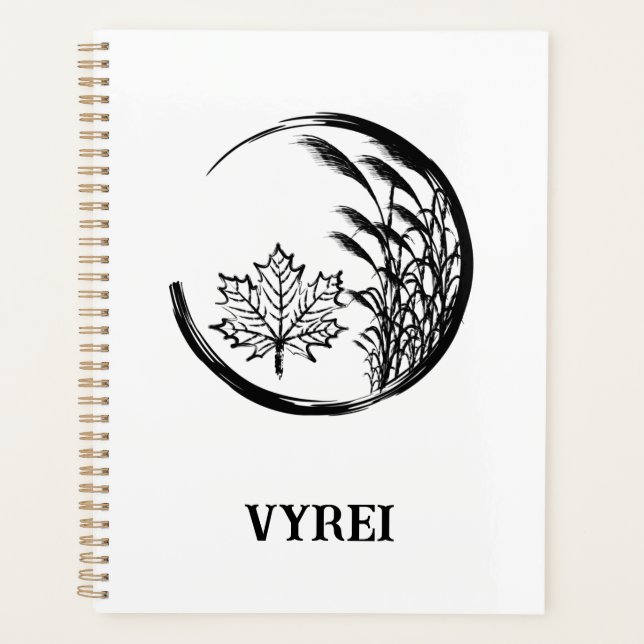 Autumn / Fall Crest Planner (Front)