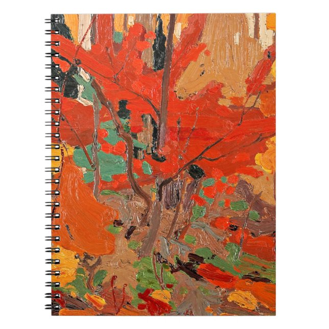 Autumn-Fall, fine art by Tom Thomson, Notebook (Front)