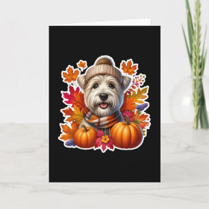 Autumn Fall Glen Of Imaal Terrier Ter Dog Owner Th Card