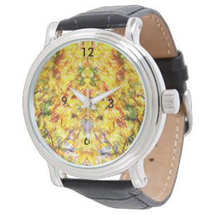 Autumn Fall Gold Watch