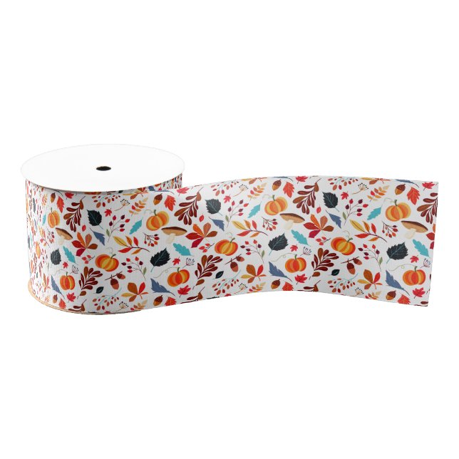 Autumn Fall Grosgrain Ribbon (Spool)