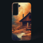 Autumn/Fall/Halloween/rustic painting Samsung Galaxy Case<br><div class="desc">fall with a hint of halloween</div>