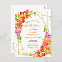 Autumn Fall Harvest Bridal Shower