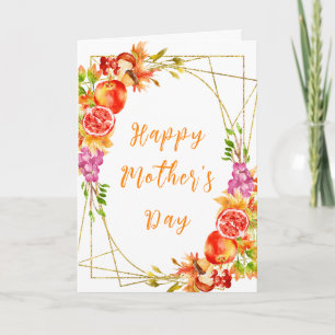 Autumn Fall Harvest Happy Mother's Day Card
