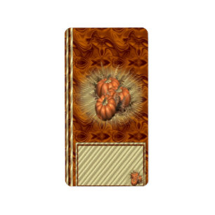 Autumn Fall Hershey Miniature Candy Wrapper Label
